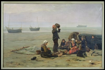 Aspettando il Pesce, Berck-sur-Mer da Charles Emmanuel Joseph Roussel